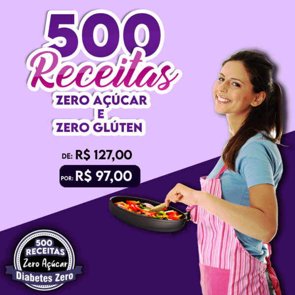 500 Receitas Zero Açúcar e Glúten - Imagem 5
